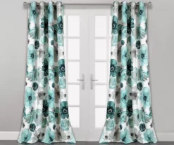 Leah Floral Room-Darkening Grommet Curtain Panel Pair 32 Leah Floral Room-Darkening Grommet Curtain Panel Pair -Cuisinart Store 810468389