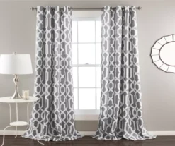 Edward Trellis Room-Darkening Grommet Curtain Panel Pair 22 Edward Trellis Room-Darkening Grommet Curtain Panel Pair -Cuisinart Store 810468415