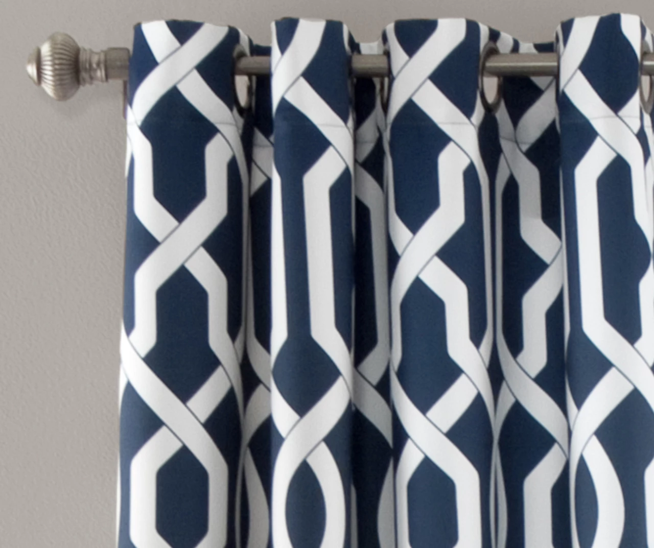 Edward Trellis Room-Darkening Grommet Curtain Panel Pair 13 Edward Trellis Room-Darkening Grommet Curtain Panel Pair - Image 13