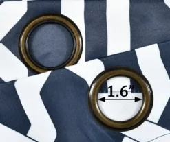 Edward Trellis Navy Room-Darkening Grommet Curtain Panel Pair, (84") 13 Edward Trellis Navy Room-Darkening Grommet Curtain Panel Pair, (84") -Cuisinart Store 810468417 5 1