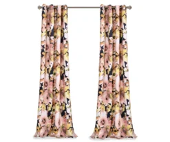 Floral Watercolor Room-Darkening Grommet Curtain Panel Pair, (84") 23 Floral Watercolor Room-Darkening Grommet Curtain Panel Pair, (84") -Cuisinart Store 810468423 6