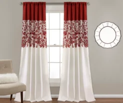 Estate Garden Room-Darkening Rod Pocket Curtain Panel Pair -Cuisinart Store 810468436