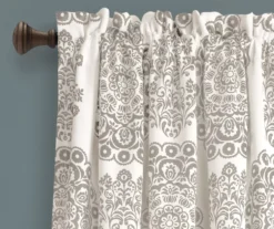 Evelyn Medallion Room-Darkening Rod Pocket Curtain Panel Pair -Cuisinart Store 810468440 1 1