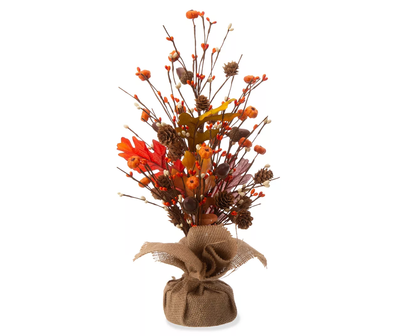 Pumpkin & Pinecone Stack Centerpiece 2 Pumpkin & Pinecone Stack Centerpiece - Image 2