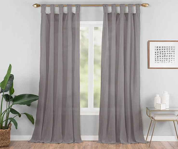 Vue Priya Semi-Sheer Tab Top Curtain Panel 14 Vue Priya Semi-Sheer Tab Top Curtain Panel - Image 14