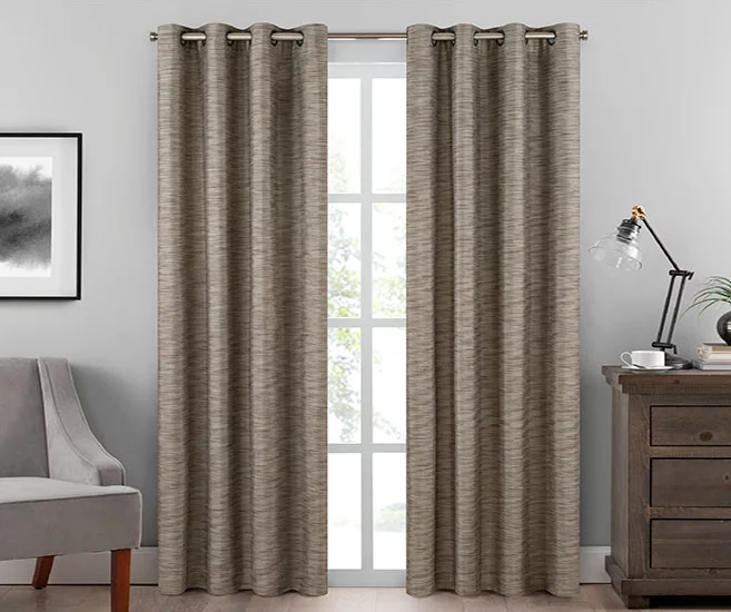 Eclipse Warren Blackout Grommet Curtain Panel 1 Eclipse Warren Blackout Grommet Curtain Panel