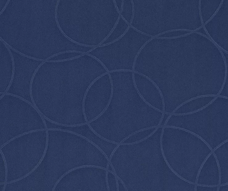 Round & Round Navy Blackout Grommet Curtain Panel, (108") 5 Round & Round Navy Blackout Grommet Curtain Panel, (108") - Image 5