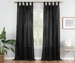 Vue Priya Semi-Sheer Tab Top Curtain Panel 36 Vue Priya Semi-Sheer Tab Top Curtain Panel -Cuisinart Store 810474126 1