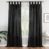 Vue Priya Semi-Sheer Tab Top Curtain Panel