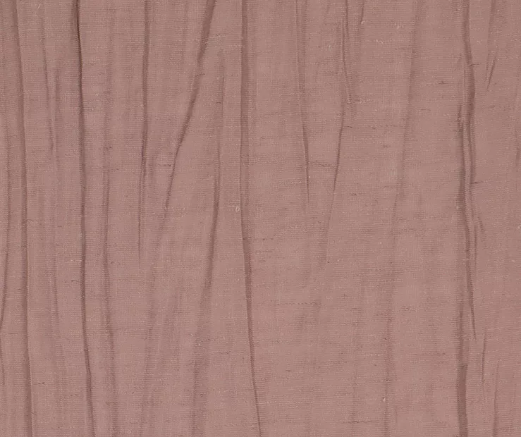 Priya Dark Rose Semi-Sheer Tab Top Curtain Panel, (63") 3 Priya Dark Rose Semi-Sheer Tab Top Curtain Panel, (63") - Image 3