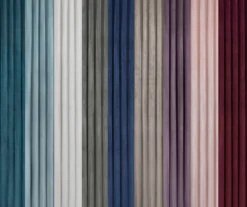 Harper Navy Velvet Blackout Rod Pocket Curtain Panel, (95") -Cuisinart Store 810474869 7