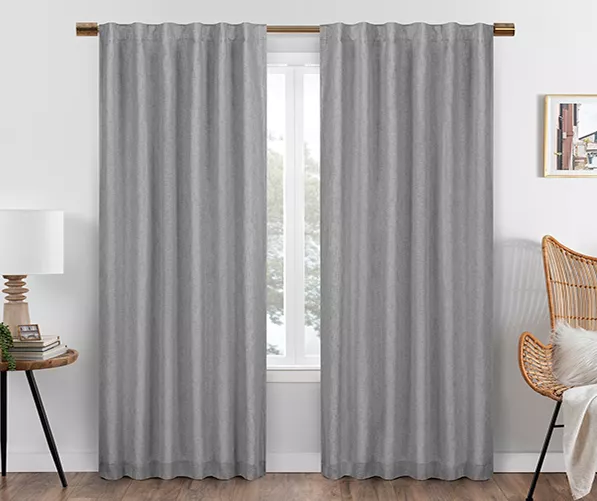 Eclipse Nora Blackout Rod Pocket Curtain Panel 11 Eclipse Nora Blackout Rod Pocket Curtain Panel - Image 11