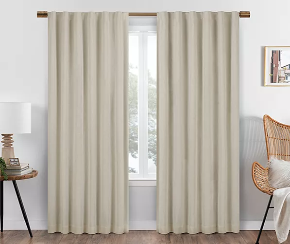 Eclipse Nora Blackout Rod Pocket Curtain Panel 8 Eclipse Nora Blackout Rod Pocket Curtain Panel - Image 8