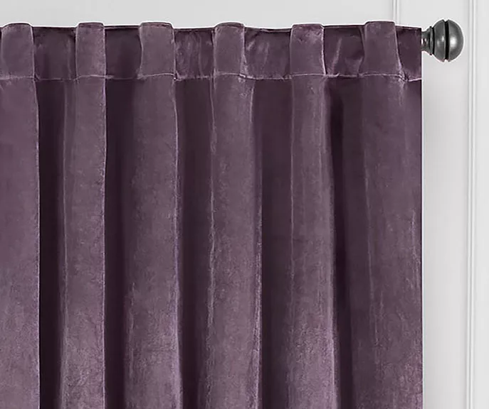 Eclipse Harper Velvet Blackout Rod Pocket Curtain Panel 11 Eclipse Harper Velvet Blackout Rod Pocket Curtain Panel - Image 11