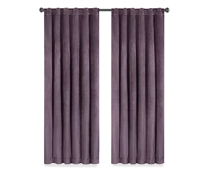 Eclipse Harper Velvet Blackout Rod Pocket Curtain Panel 15 Eclipse Harper Velvet Blackout Rod Pocket Curtain Panel - Image 15