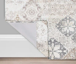 Martina Medallion Taupe Blackout Grommet Curtain Panel, (84") 11 Martina Medallion Taupe Blackout Grommet Curtain Panel, (84") -Cuisinart Store 810474962 3