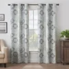 Eclipse Martina Medallion Blackout Grommet Curtain Panel