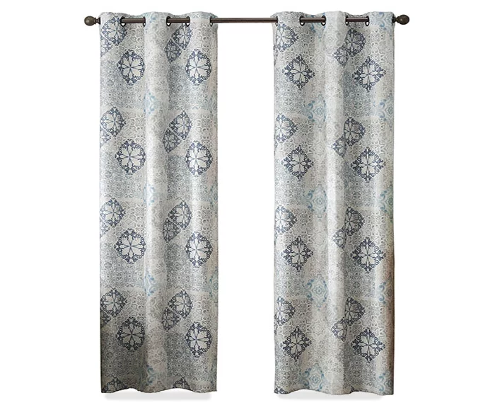 Eclipse Martina Medallion Blackout Grommet Curtain Panel 14 Eclipse Martina Medallion Blackout Grommet Curtain Panel - Image 14
