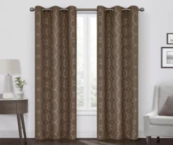 Eclipse Hazel Geo Blackout Grommet Curtain Panel 34 Eclipse Hazel Geo Blackout Grommet Curtain Panel -Cuisinart Store 810474990 1
