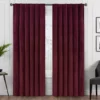 Harper Port Velvet Blackout Rod Pocket Curtain Panel, (108")