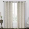 Eclipse Hazel Geo Blackout Grommet Curtain Panel