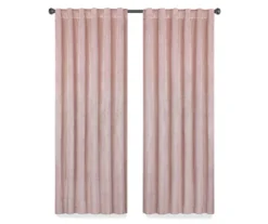 Harper Blush Velvet Blackout Rod Pocket Curtain Panel, (63") 12 Harper Blush Velvet Blackout Rod Pocket Curtain Panel, (63") -Cuisinart Store 810475020 4
