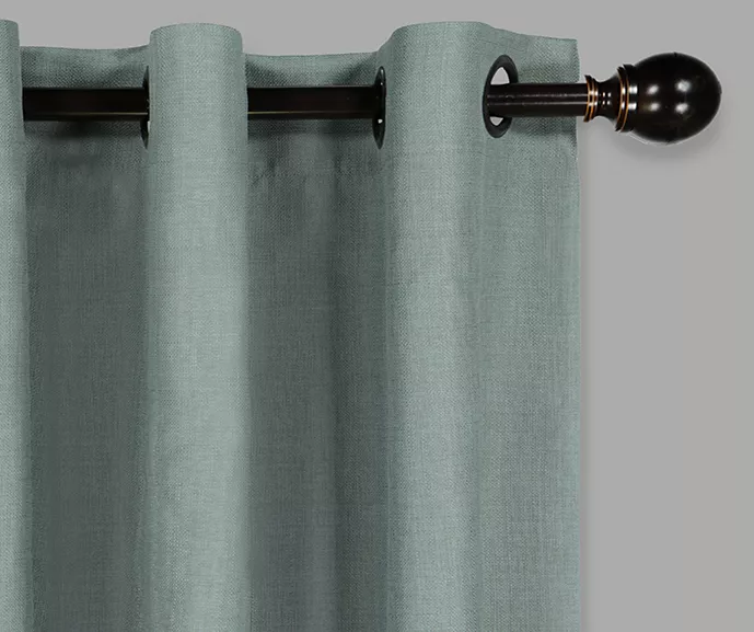 Martina Blue Blackout Grommet Curtain Panel, (108") 2 Martina Blue Blackout Grommet Curtain Panel, (108") - Image 2