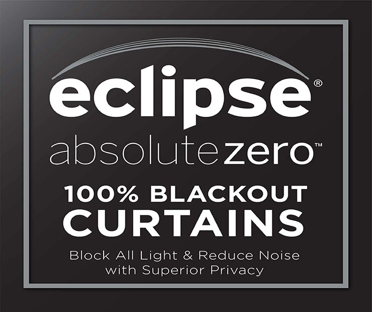 Eclipse Gabriella Blackout Grommet Curtain Panel 1 Eclipse Gabriella Blackout Grommet Curtain Panel