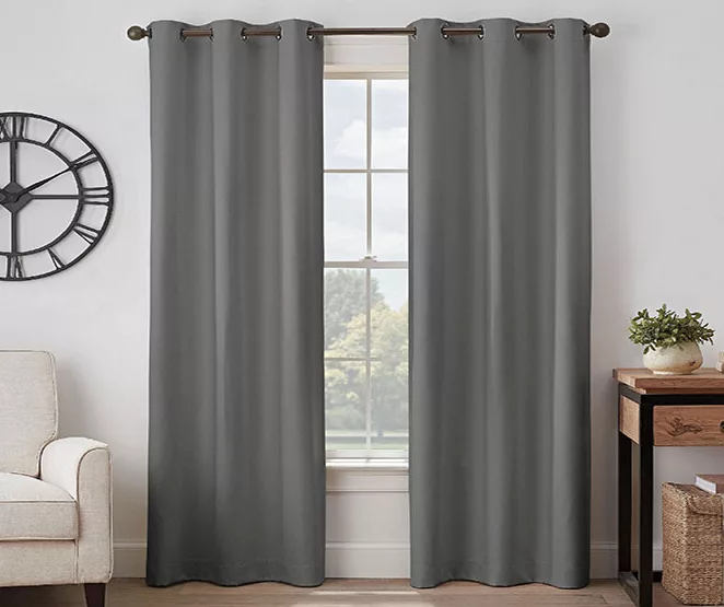 Eclipse Gabriella Blackout Grommet Curtain Panel 4 Eclipse Gabriella Blackout Grommet Curtain Panel - Image 4