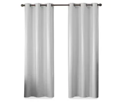 Gabriella Light Gray Blackout Grommet Curtain Panel, (95") -Cuisinart Store 810475071 4