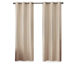 Gabriella Beige Blackout Grommet Curtain Panel, (95") 12 Gabriella Beige Blackout Grommet Curtain Panel, (95") -Cuisinart Store 810475072 4