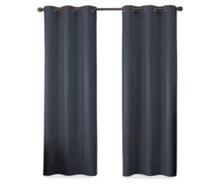Gabriella Indigo Blackout Grommet Curtain Panel, (95") 12 Gabriella Indigo Blackout Grommet Curtain Panel, (95") -Cuisinart Store 810475074 4