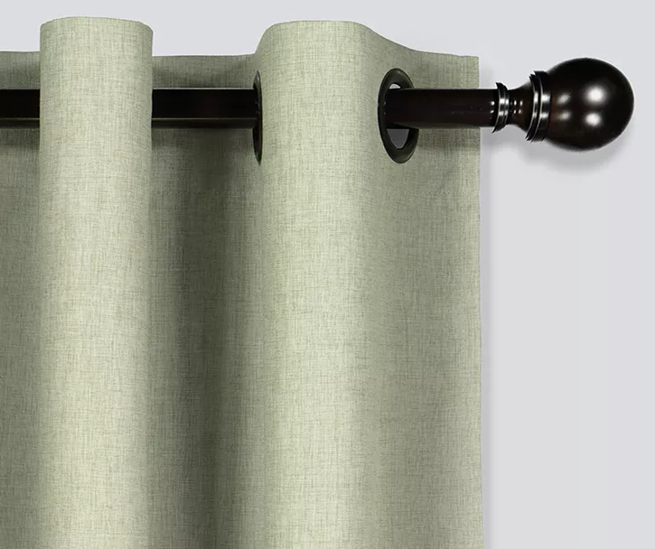 Gabriella Sage Blackout Grommet Curtain Panel, (84") 2 Gabriella Sage Blackout Grommet Curtain Panel, (84") - Image 2