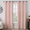 Gabriella Blush Blackout Grommet Curtain Panel, (63")