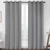 Kira Gray Blackout Grommet Curtain Panel, (84")