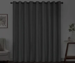 Kira Gray Blackout Grommet Curtain Panel, (84") 14 Kira Gray Blackout Grommet Curtain Panel, (84") -Cuisinart Store 810475106 6