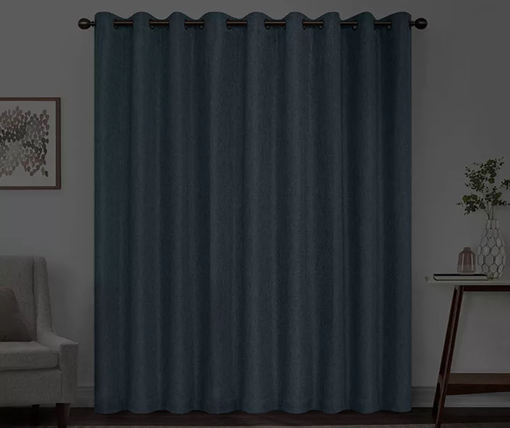 Kira Ocean Blackout Grommet Curtain Panel, (108") 6 Kira Ocean Blackout Grommet Curtain Panel, (108") - Image 6