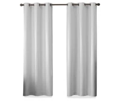 Gabriella Light Gray Blackout Grommet Curtain Panel, (63") 12 Gabriella Light Gray Blackout Grommet Curtain Panel, (63") -Cuisinart Store 810475134 4