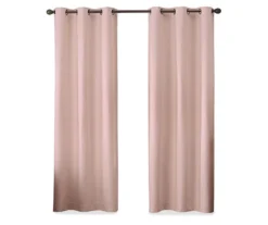 Gabriella Blush Blackout Grommet Curtain Panel, (84") 12 Gabriella Blush Blackout Grommet Curtain Panel, (84") -Cuisinart Store 810475136 4