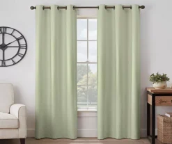 Gabriella Sage Blackout Grommet Curtain Panel, (63")