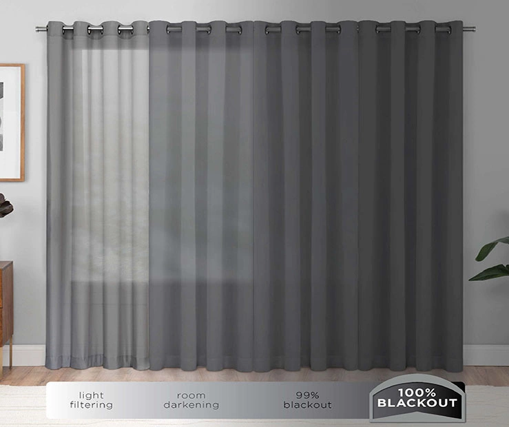 Gabriella Sage Blackout Grommet Curtain Panel, (63") 8 Gabriella Sage Blackout Grommet Curtain Panel, (63") - Image 8