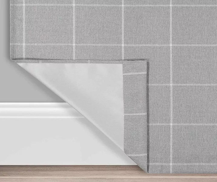 Peconic Gray Blackout Grommet Curtain Panel, (63") 3 Peconic Gray Blackout Grommet Curtain Panel, (63") - Image 3