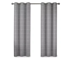 Peconic Gray Blackout Grommet Curtain Panel, (63") 12 Peconic Gray Blackout Grommet Curtain Panel, (63") -Cuisinart Store 810475196 4