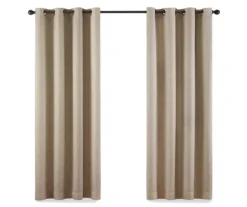 Cara Mocha Blackout Grommet Curtain Panel, (108") -Cuisinart Store 810475210 4