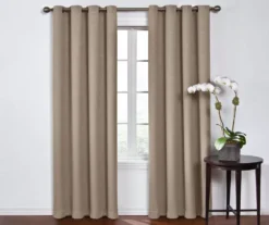 Eclipse Round & Round Blackout Grommet Curtain Panel -Cuisinart Store 810475213 1