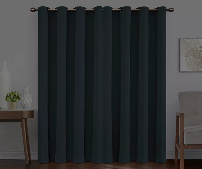 Round & Round Forest Blackout Grommet Curtain Panel, (63") 6 Round & Round Forest Blackout Grommet Curtain Panel, (63") - Image 6
