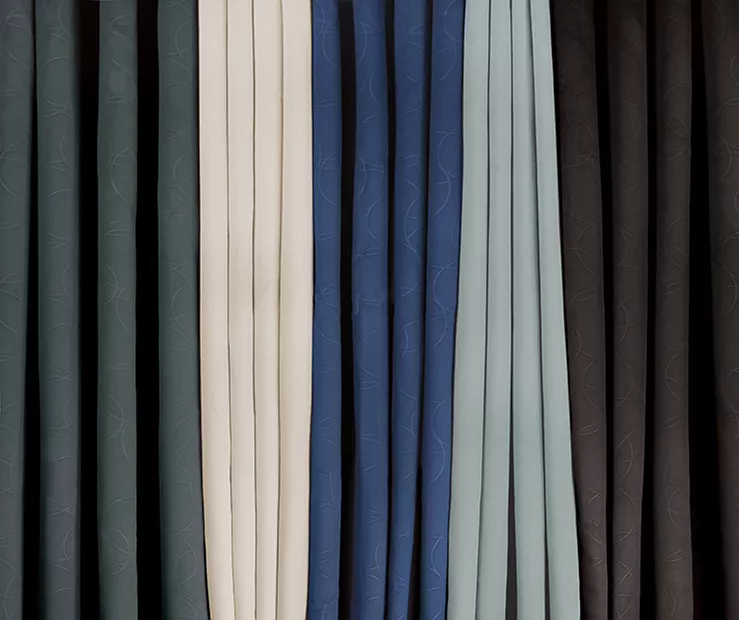 Round & Round Navy Blackout Grommet Curtain Panel, (95") 7 Round & Round Navy Blackout Grommet Curtain Panel, (95") - Image 7