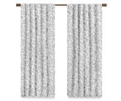 Nora Botanical White Blackout Rod Pocket Curtain Panel, (95") 12 Nora Botanical White Blackout Rod Pocket Curtain Panel, (95") -Cuisinart Store 810475255 4