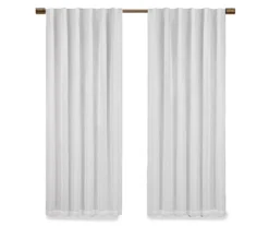 Nora White Blackout Rod Pocket Curtain Panel, (63") 12 Nora White Blackout Rod Pocket Curtain Panel, (63") -Cuisinart Store 810475270 4
