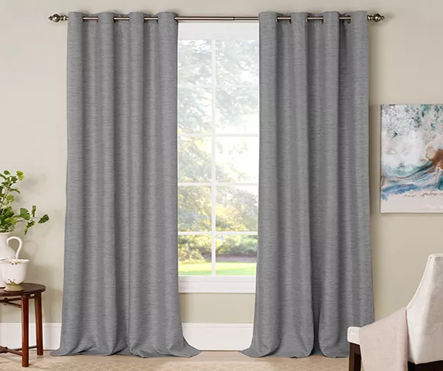 Eclipse Newport Blackout Grommet Curtain Panel 3 Eclipse Newport Blackout Grommet Curtain Panel - Image 3